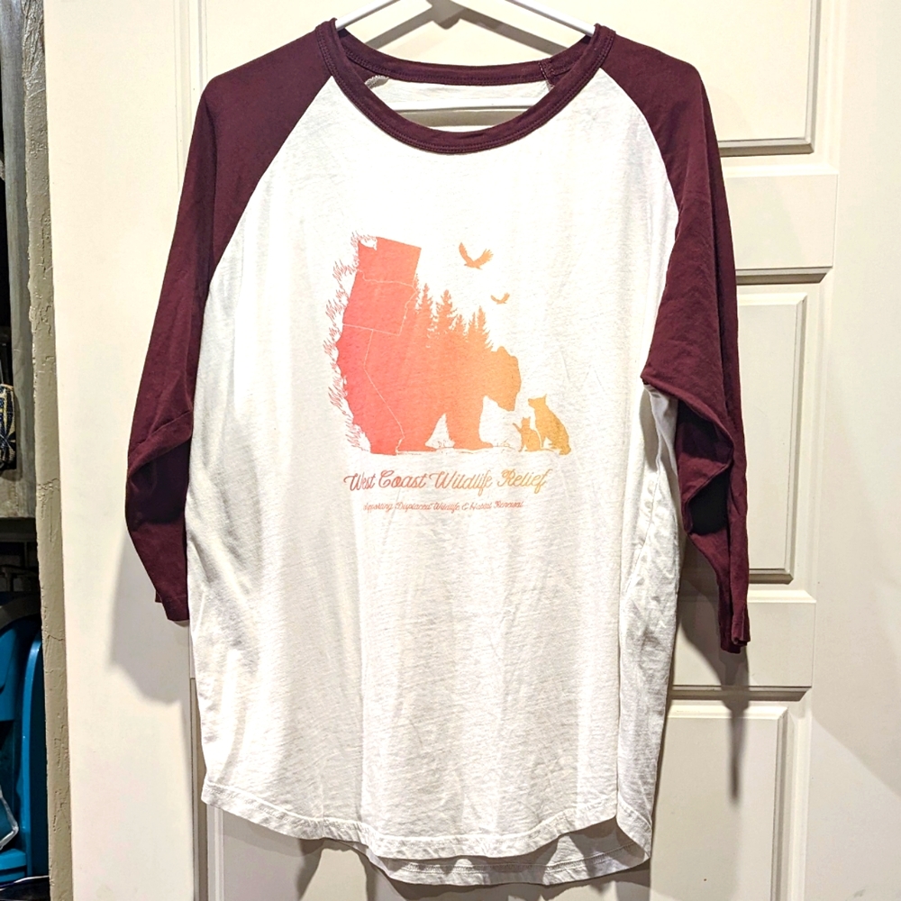 3/4 long sleeve Wildlife shirt